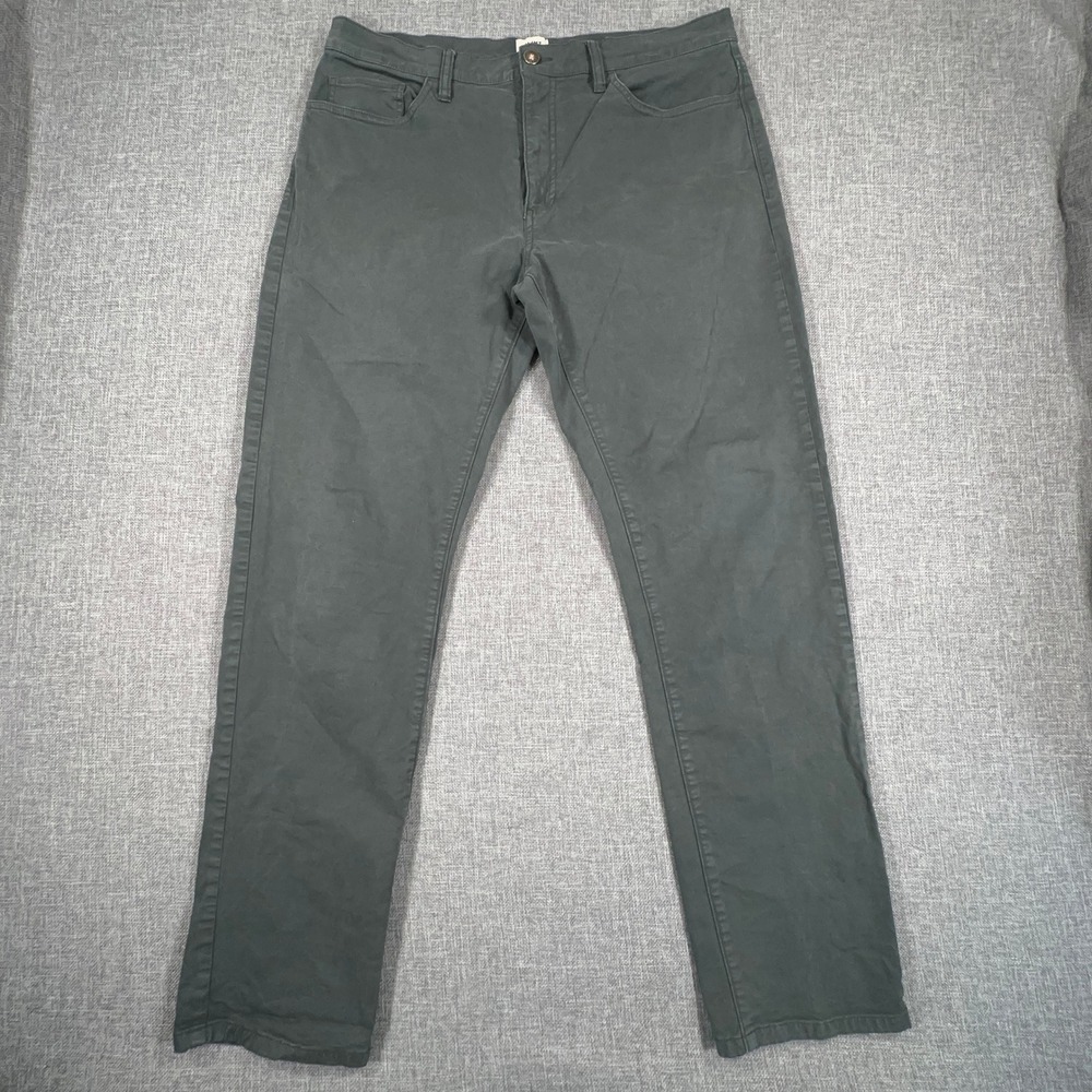 Flint and Tinder 365 5-Pocket Pant Mens 34x32 (Fits 34x31) Charcoal Straight Fit